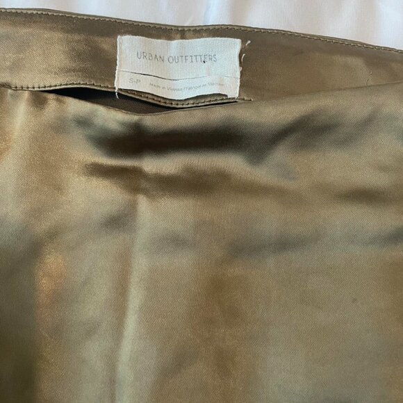 Urban outfitters Mini khaki green lace trim skirt - Picture 6 of 7